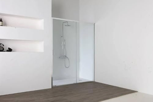 Parete Doccia Nicchia Fast 150cm 200h Cristallo 6mm Trasparente Apertura Scorrevole