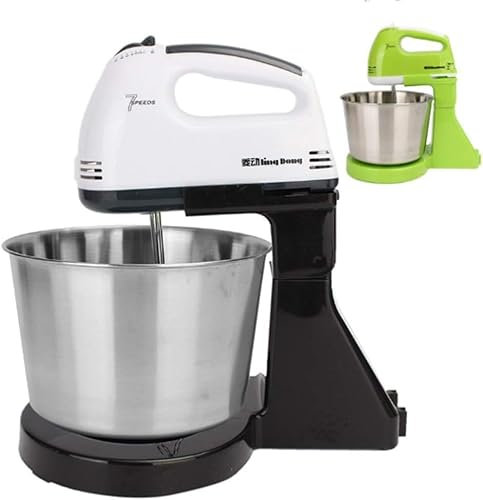Professional Electric Mixer 7 Speed ght Handheld Whisk for Mix, Blend, Whip And Knead Food Mixer,for Kitchen Baking Cake Egg Cream Stand Mixer