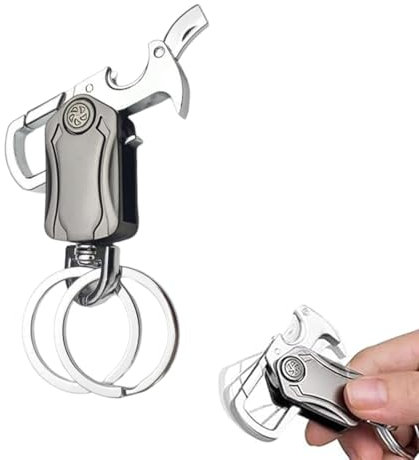 dinghaole Bottle Opener Keyring, Keyring Keychain, Multifunctional Bottle Opener Keyring Unboxing Keychain with Cutter Bottle Opener, Valentines Day Christmas-Boyfriend Funny Lover Gifts