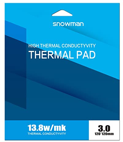 bnsggl Thermal Mat CPU GPU Graphics Card Water Cooling Solid Silicone Thermal Pad 13.8W/for M K Motherboard Silicone Grease Pad