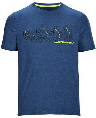 killtec Herren Funktions T-Shirt Lilleo MN TSHRT C, blau, S, 36666-000