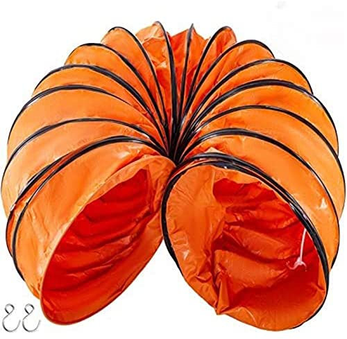 Kanalschläuche PVC-Rohre 5 m/10 m Flexibler Schlauch Durchmesser 200/300/400/500/600 mm Flexible PVC-Rohre, Flexibler Lüftungskanal, Gebläse, Flexibler Kanal, Rauchabzug, 10M-Durchmesser: 600 mm