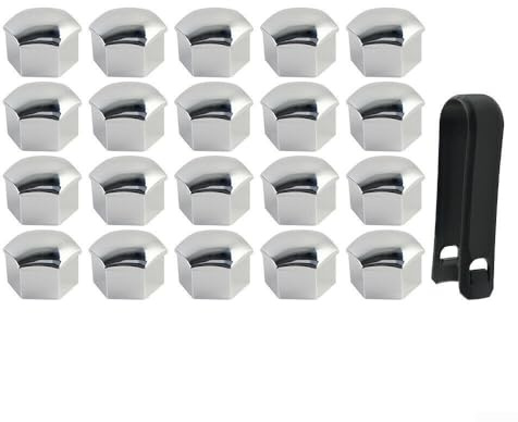 Cache-écrou de roue plaqué argent pour Tesla Model 3 Model S Protection centrale de jante en alliage
