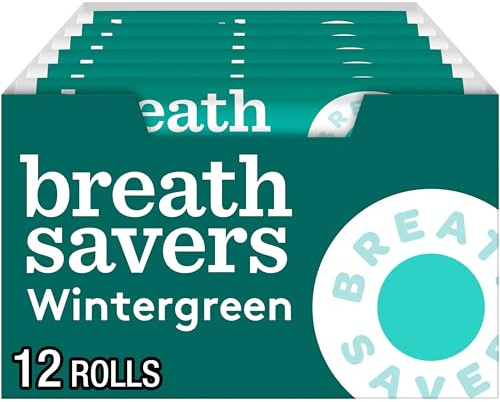 Breath Savers Mints, Wintergreen, 0.75-Ounce Rolls (Pack of 24) by BreathSavers [Foods]