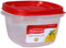 Rubbermaid 1777085 7J60 Easy Find Lid Square 2-Cup Food Storage (Pack of 8 Containers), Clear