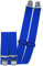 Harrys-Collection Herren Hosenträger 4 Extra Starken Clips uni, Farben:royalblau
