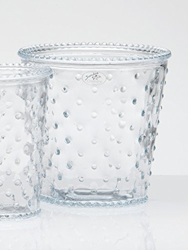 Glasvase Sandra's Secret Garden klar zylindrisch 13 cm Ø 13,5 cm von Sandra Rich