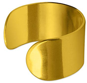 Soul-Cats 1 Stk. schöne Ohrklemme Ear cuff Ohrringe Ohrstecker, Farbe: gold