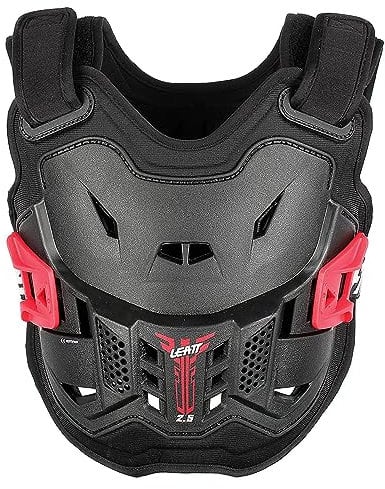 Leatt 2.5 Brustschutz (schwarz/weiß, Kinder)