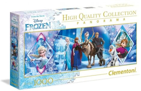 Clementoni 39447 Frozen Puzzle Disney Panorama, 1000 Teile