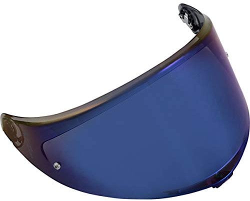 AGV Unisex-Adult Visor K6-MPLK Motorrad Helm, Blau verspiegelt, 2FPL