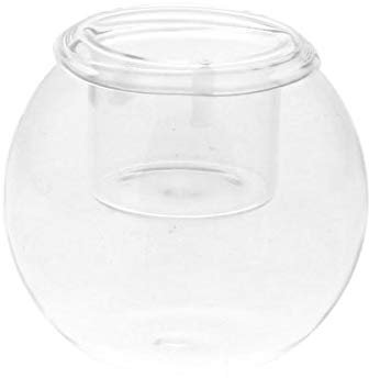 Storefactory - Kolarvik - Kerzenleuchter, Teelichtständer und Vase in einem - Glas - Maße (ØxH): 9 x 9 cm