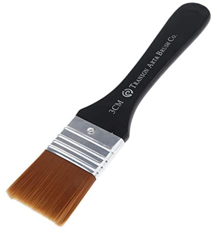 Hochwertige Pinsel Pinsel zeichnen Pinsel Malpinsel Acryl Flachpinsel, 3cm Breite