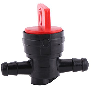 Motorcycle 6mm Fuel Valve Fuel Tank Tap SI-A0157, Universal Plastic Shut Off 1/4 Inline On/Off Fuel Switch Tap for Moto Pit Motorized Bike