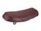 scrambler sitzbank tuning Motorrad Flachkissen PU Ledersattel, Motorrad PU Leder Vintage Cafe Racer Sitz sitzpolster Flachsattelkissen für CG125 GN CG CB400SS(Braun)