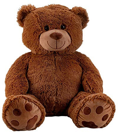 XXL Teddybär 100cm Dunkelbraun Kuschelbär Kuscheltier Bär 1m Riesen Teddy