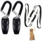2Stück Hundepfeife - Hundepfeife Hochfrequenz - Hundepfeife mit Klicker -Trainingspfeife - Hundepfeife und Clicker - Hunde Pfeifen mit Umhängeband,Für die Hundeerziehung