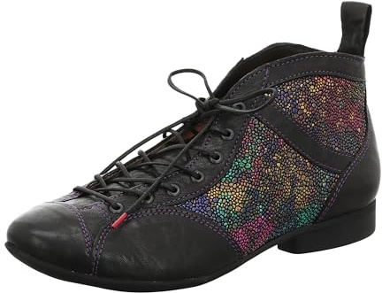 THINK! Damen GUAD2 Leder gefütterte nachhaltige Boots, 9030 Multicolour/Kombi, 37.5 EU