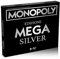 Winning Moves Monopoly Mega Silver – Brettspiele für Erwachsene, Brettspiele für Kinder, Brettspiele für 2, 2 bis 6 Personen, ab 8 Jahren