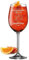 polar-effekt Leonardo Aperol Lillet Glas 460 ml mit Gravur - das Cocktailglas mit Namen - Geschenk zum Muttertag und Geburtstag - für Aperitif, Wein und Sangria geeignet - Motiv Wildberry