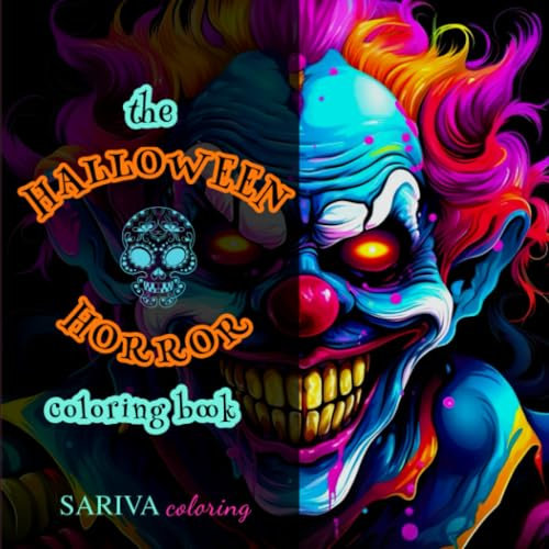 The Halloween Horror coloring book: 100 schaurig gruselige Illustrationen rund um Halloween