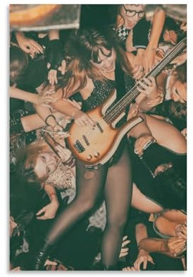 HEISAN Poster Måneskinband Art Cool And Dazzling Leinwand Wandkunst Drucke Poster Foto Bild Malerei Poster Raumdekor 60 x 90 cm
