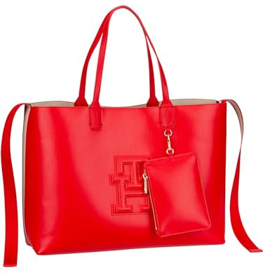Tommy Hilfiger Shopper Iconic Tommy Tote PSP24 Fierce Red One Size