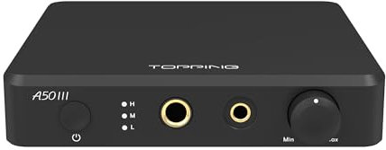 Topping A50 III Amplificatore per cuffie NFCA moduli 12V Trigger Fantasy HPA per desktop (nero)