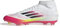 adidas F50 League Football Boots FG/MG, Botas de fútbol Unisex Adulto, FTWR White/Core Black/Solar Yellow, 42 2/3 EU