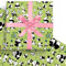 InThink 5 Bögen Panda Geschenkpapier 50,8 x 76,2 cm Kraftpapier Geschenkpapier Geschenk Geschenkpapier Geburtstag für Kindergeburtstag, Party Festliche Dekoration (Grüner Bambus)