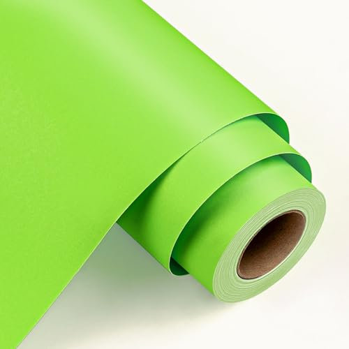 MAYPLUSS Grüne Kraftpapierrolle – 43 cm x 100 cm – einfarbiges Kraftpapier, strapazierfähig, recycelbar, matt, Avocado-Grün, Geschenkpapier für Geschenkverpackungen, Weihnachten, Kinderkunsthandwerk,