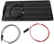 Panneau Solaire 100W Monocristallin Léger Panneau de Chargeur Solaire Portable avec Fil pour Toit de Tente RV Noir
