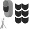 Mikrofon-Windschutz für GO 3/GO 3S, Windgeräuschunterdrückung für knackiges Audio, Mikrofon-Windschutzscheibe, Windschutz, Windschutz, Windschutz für Insta 360 GO 3/GO3S Kamera-Zubehör, 6 Stück