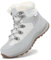 ARRIGO BELLO Stivali Da Neve Donna Invernali Scarpe Da Donna Invernale Trekking Stivaletti Outdoor Casual Camminate Antiscivolo Boot (I Grigio,EU 39)