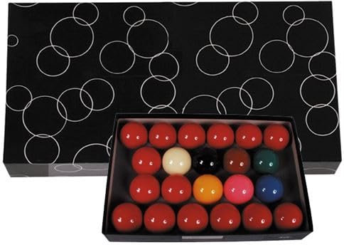 TopTable Billardugeln Snooker A-Klasse 57.2mm - Snooker Bälle Offizielle Größe für Pooltische