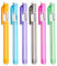 Gudalea 6 Stück Radiergummi Stift, Einziehbare Radiergummi Set für Kinder, Studenten, Künstler und Zeichner, 6 Farben