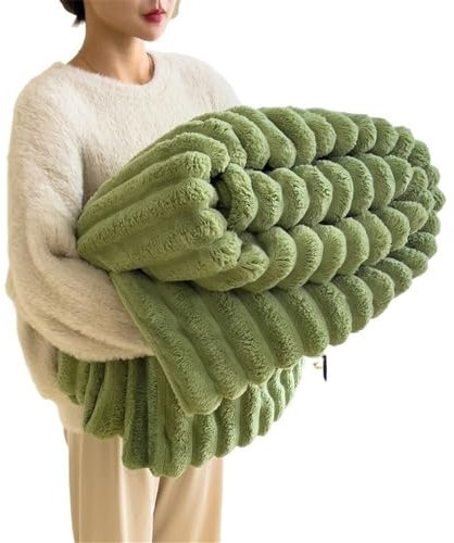 SQIANKUN Blanket Flauschige weiche Felldecken for den Winter, warme Doppelbettdecken, Sofa, Büro, Nickerchen, Bequeme Steppdecke, Paar Sofadecke(5,120x200cm)