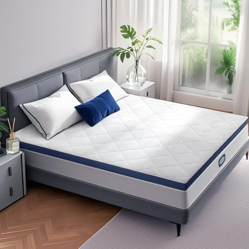 SEZMOONSI Topper 140x200cm, H3-H4 7,5cm Höhe hypoallergen & atmungsaktiv Kaltschaum Matratzentopper, bequemer Matratzen Topper für Boxspringbett, Wohnwagen, Schlafsofa, mit waschbarem 3D-Netz Bezug