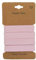 Gummiband 3m x 15mm Gummilitze Gummi elastisches Band Flachgummi Farbwahl, Farbe:babyrosa