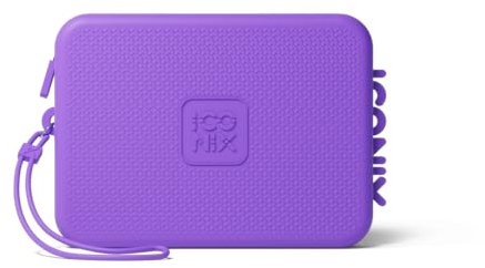 ICONIX Pochette Donna 2025 – Elegante e Spaziosa, Perfetta per Mare, Casa e Piscina, in Varie Colorazioni (Viola, Pochette)