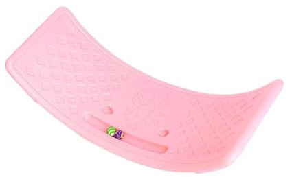 Balance Board Kinder Wackelbrett Balancierbrett mit Rutschfestem Design Tragfähigkeit für Indoor Outdoor Spielen und Training Förderung von Gleichgewicht Koordination und Motorik (Rosa)