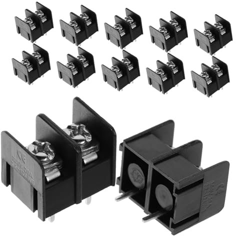 MAGICLULU 50Stücke Polige Schraubklemmenblock Verbindungsklemmen Für Leiterplatten Mit Abstand Elektrische Klemmen Für Vielseitige Anwendungen