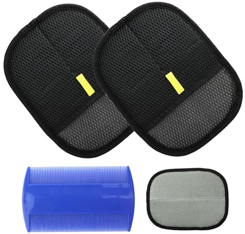 PETERMALLON 2 STK. Fellmagnet,Fellhandschuhe Fingerlos Katze,Wiederverwendbare Fell Magnet Handschuh, Hundehaare Handschuhe fellhandschuhe Für Glattes und Gesundes Fell Für Kleidung, Sofas