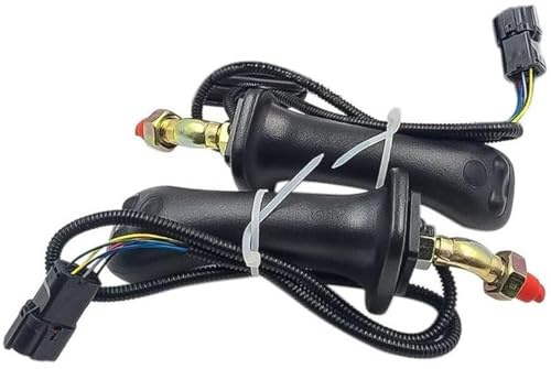BWZJS Baggerzubehör, for 225-9215-9 Joystick-Griff mit DREI Tasten und Stecker Bagger-Joystick