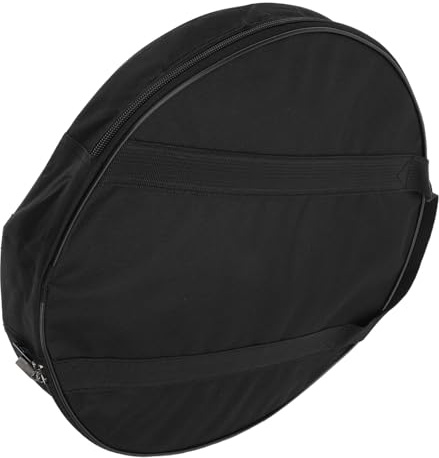 Einlagige Gongtasche 40x8cm mit Schulterriemen und Griff | Oxford Gewebe, Wasserabweisend und Verschleißfest, Rostfreier Reißverschluss, für Gong und Schlägel