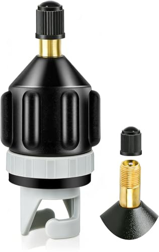 SUP Adapter für Kompressor SUP Pumpe Adapter SUP Ventil Adapter | Stand Up Paddle Board Pumpe Adapter, Ventiladapter SUP Zubehör für Paddelboard Schlauchboot Kajaks Pumpe