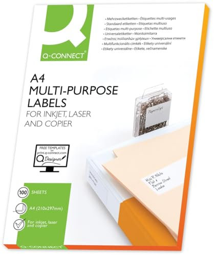 Q-Connect KF10647 Etiketten weiß, 70 x 37 mm