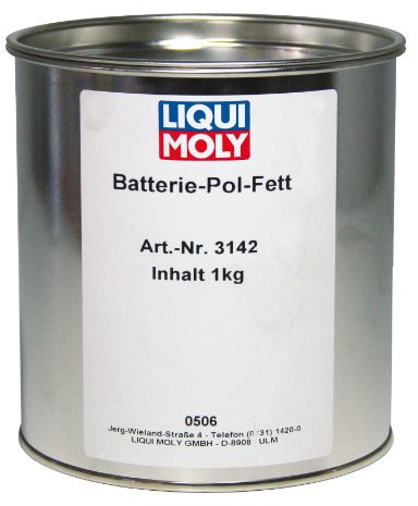 LIQUI MOLY Batterie-Pol-Fett | 1 kg | Calcium Fett | Schmierfett | Art.-Nr.: 3142