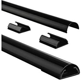 Hama Kabelkanal Aluminium Schwarz starr (L x B x H) 1100 x 33 x 18mm 1 St. 00083170