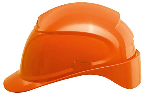 Uvex Airwing B Schutzhelm - Belüfteter Arbeitshelm für die Baustelle - Orange Orange